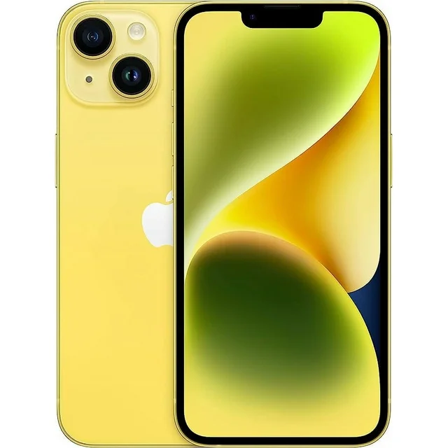 Restored Apple iPhone 14 Plus - Carrier Unlocked - 256GB Yellow (Refurbished)