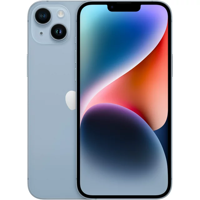 Restored Apple iPhone 14 Plus - Carrier Unlocked -128GB Blue - MQ3W3LL/A (Refurbished)